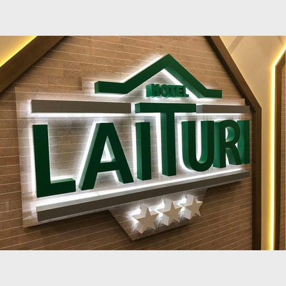Hotel Laturi 3D Backlit Channel Letters Led Light Sign - Shineneon