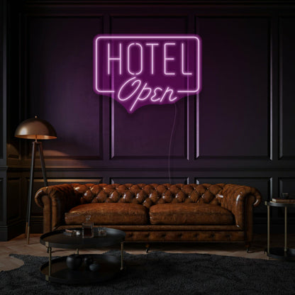 Hotel Open Led Neon Sign | Shineneon