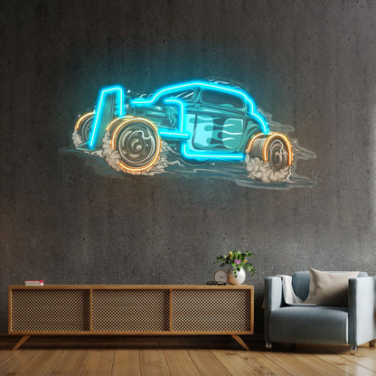 Hotrod Car Led Neon Sign Light Custom Led Signs - Shineneon