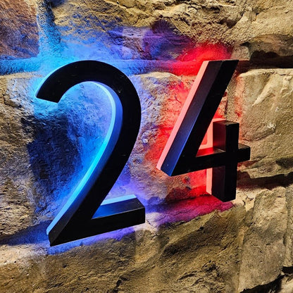 House Letter 24 Backlit Channel Letters Led Light Sign - Shineneon