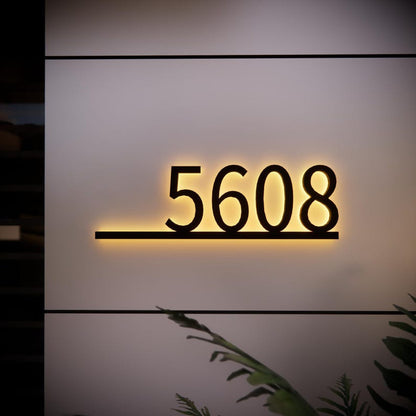 House Letter 5608 Backlit Channel Letters Led Light Sign - Shineneon