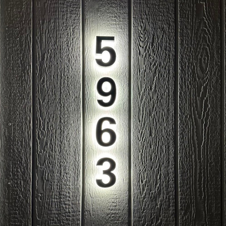 House Letter 5963 Backlit Channel Letters Led Light Sign - Shineneon