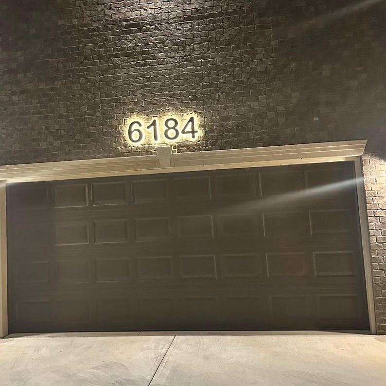 House Letter 6184 Backlit Channel Letters Led Light Sign - Shineneon