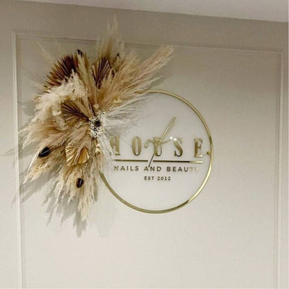 House Nails And Beauty Acrylic Business Logo Sign - Shineneon