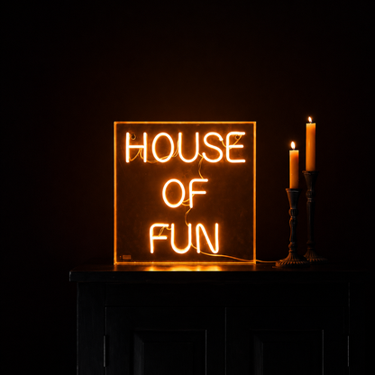 House Of Fun LED Neon Sign - 01 Original Product Image