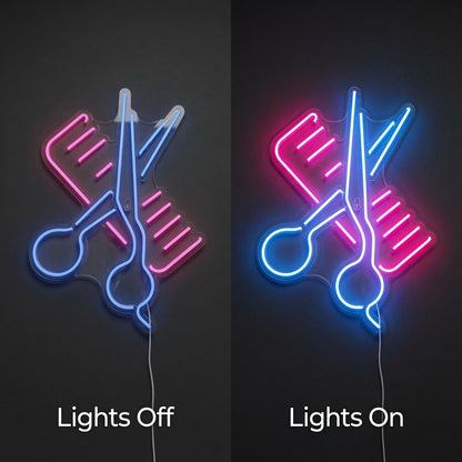 How See All LED Neon Sign - 06 Day Night Comparison