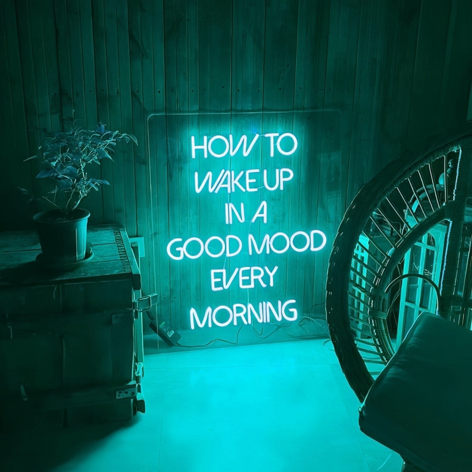 How To Wake Up In Good Mood Every Morning Led Neon Sign - Shineneon