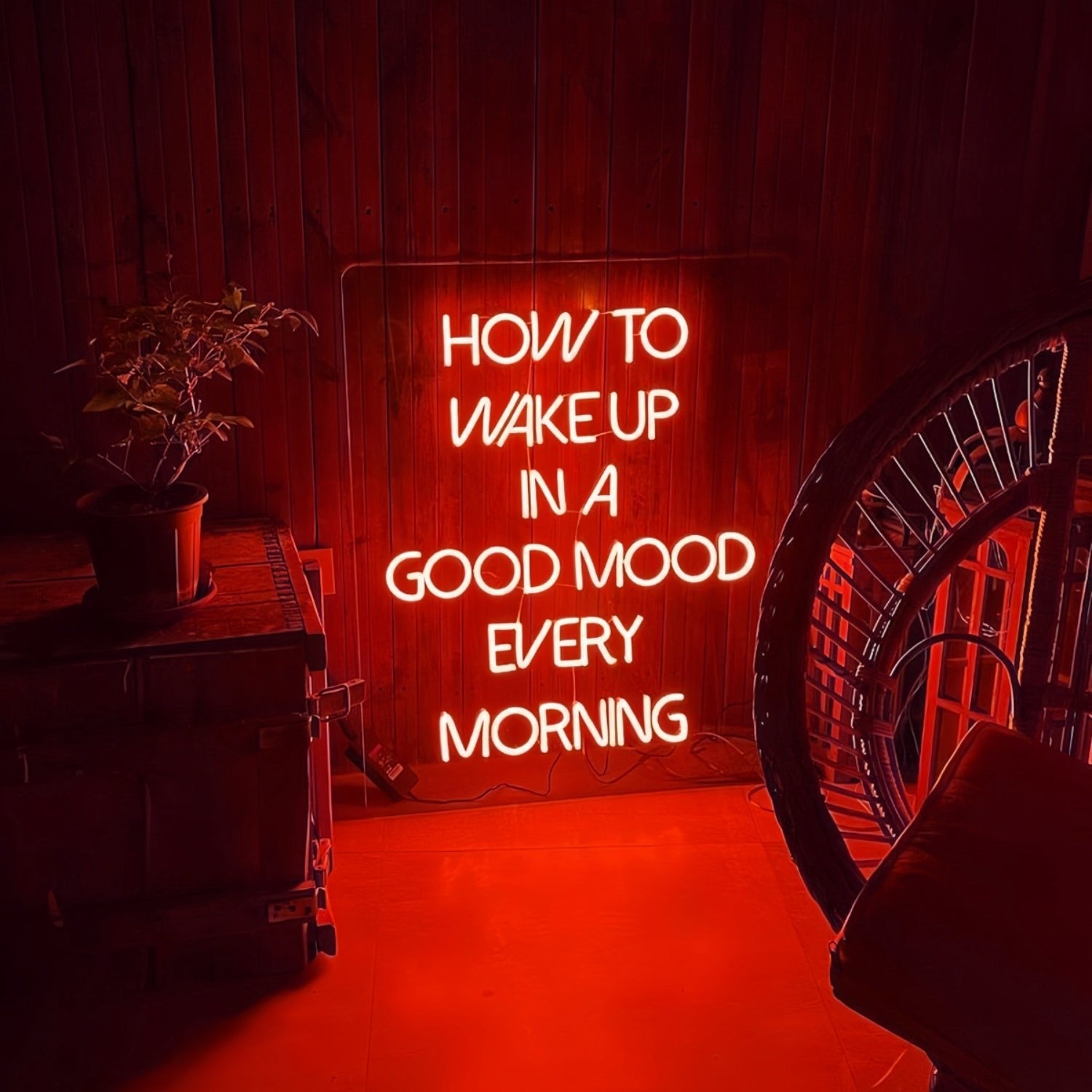 How To Wake Up In Good Mood Every Morning Led Neon Sign - Shineneon