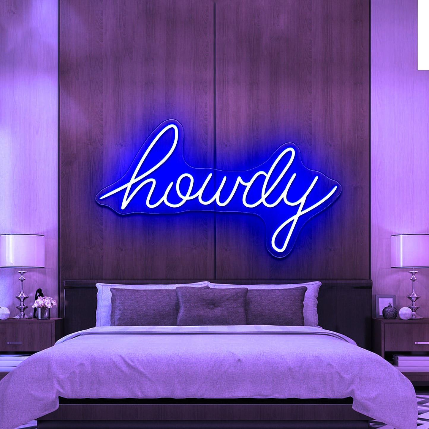 Howdy Artistic Neon Signs Wall Art