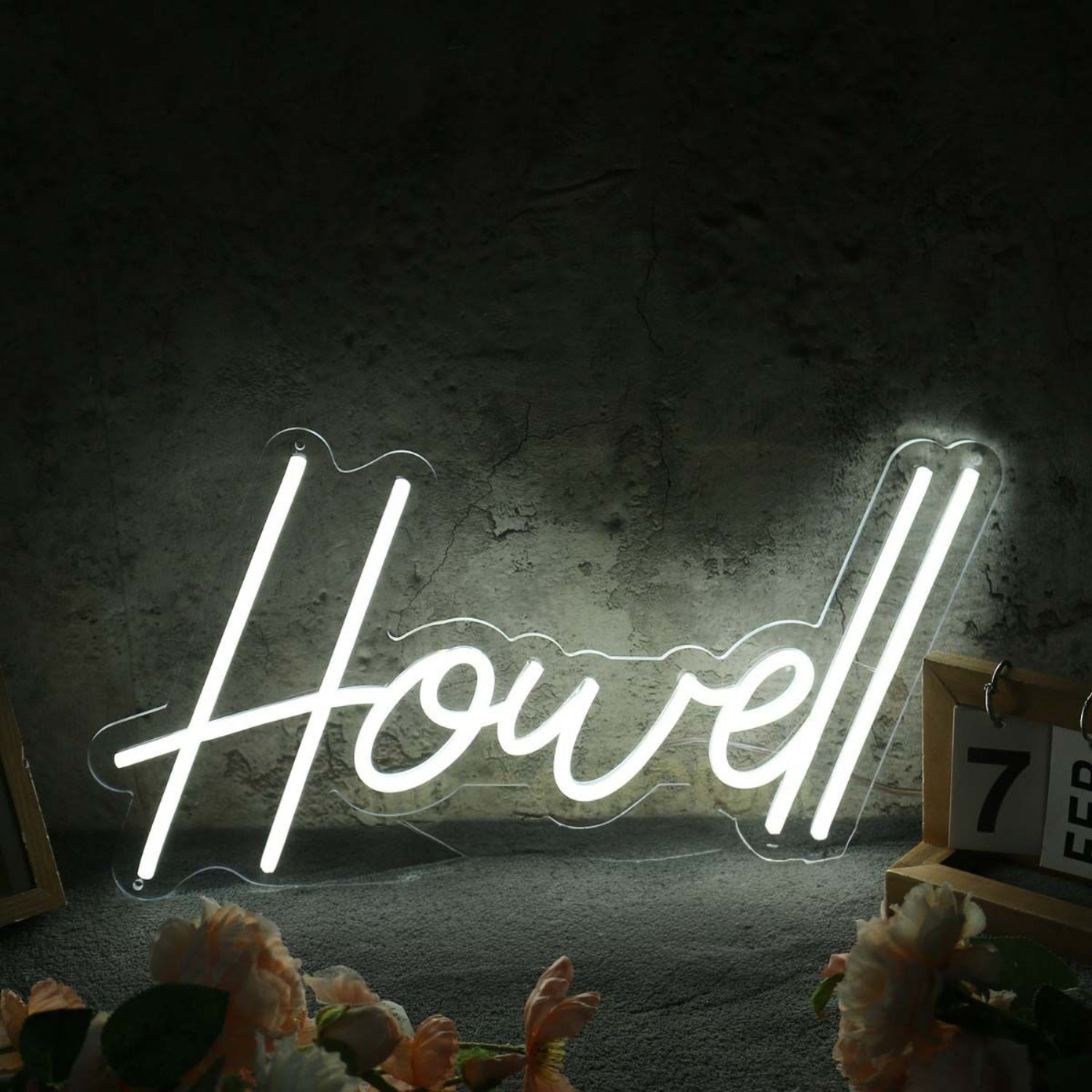 Howell White Led Neon Sign - Shineneon
