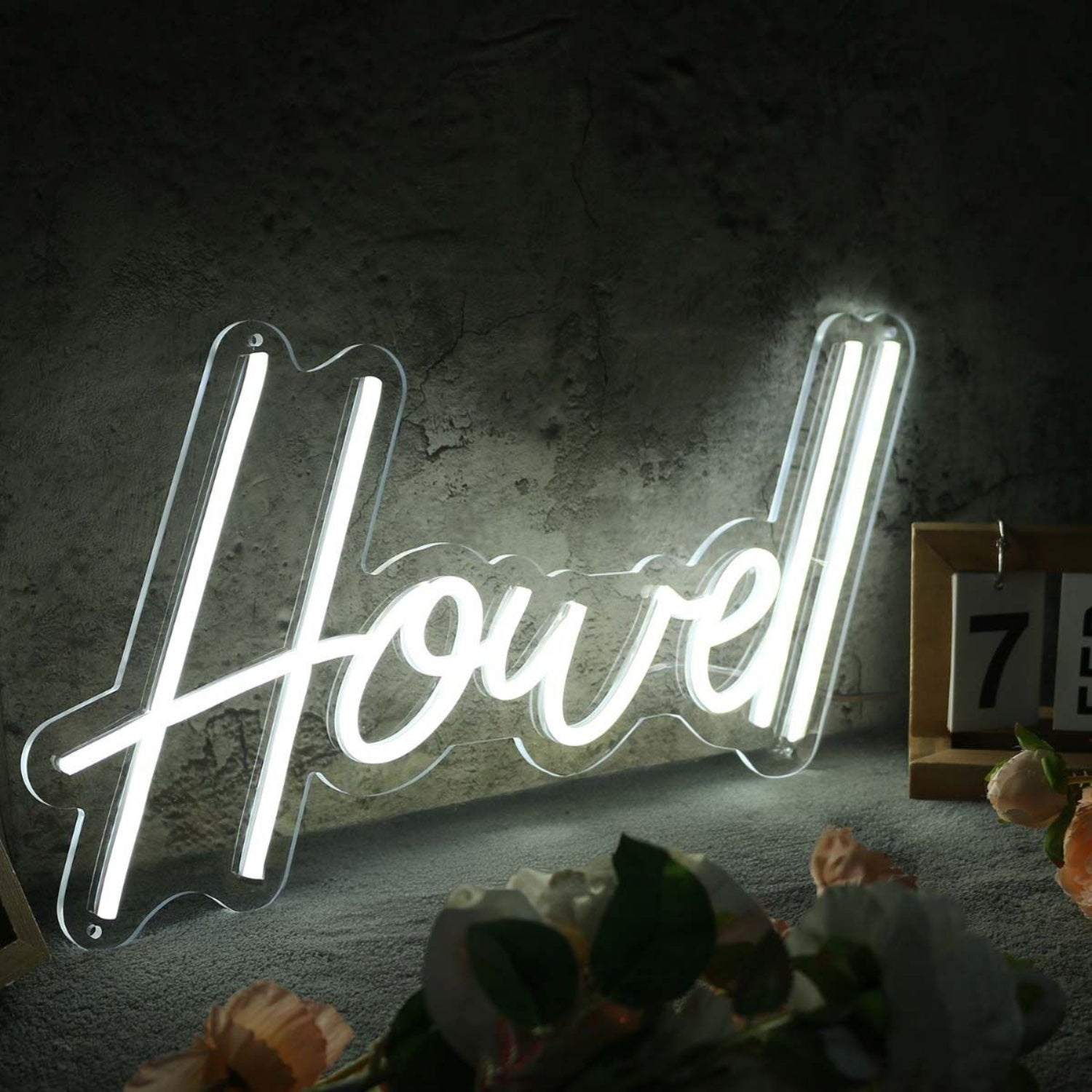 Howell White Led Neon Sign - Shineneon
