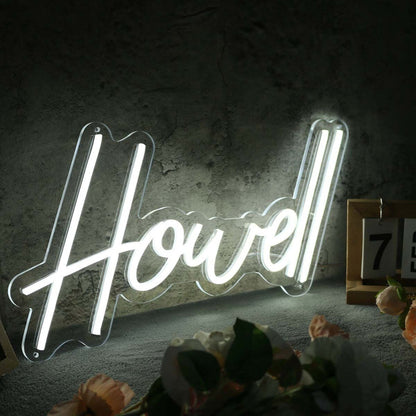 Howell White Led Neon Sign - Shineneon