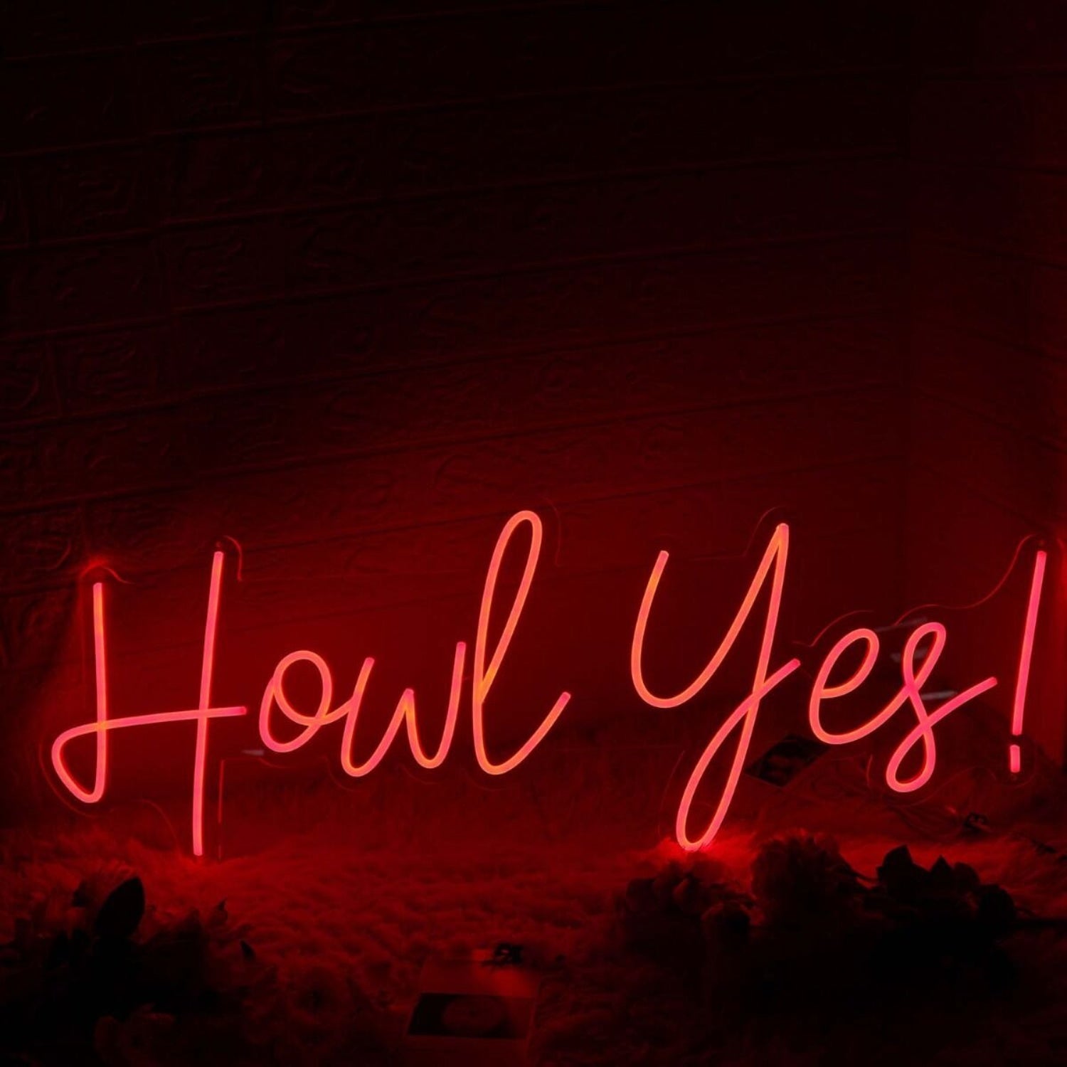 Howl Yes Red Led Neon Sign - Shineneon