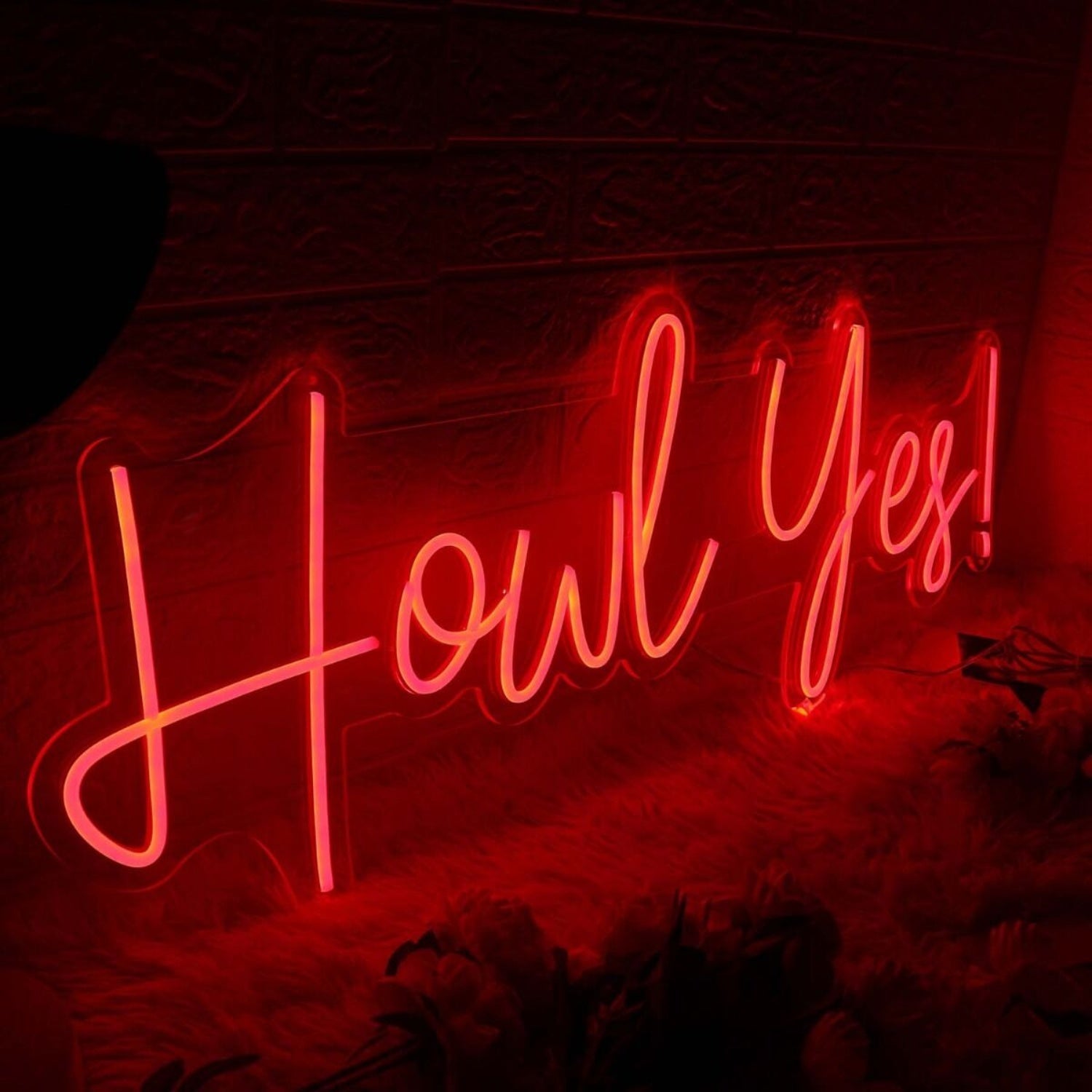 Howl Yes Red Led Neon Sign - Shineneon