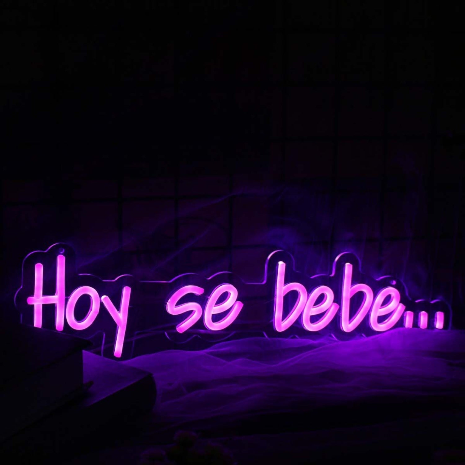 Hoy Se Bebe Purple Custom Led Neon Sign - Shineneon