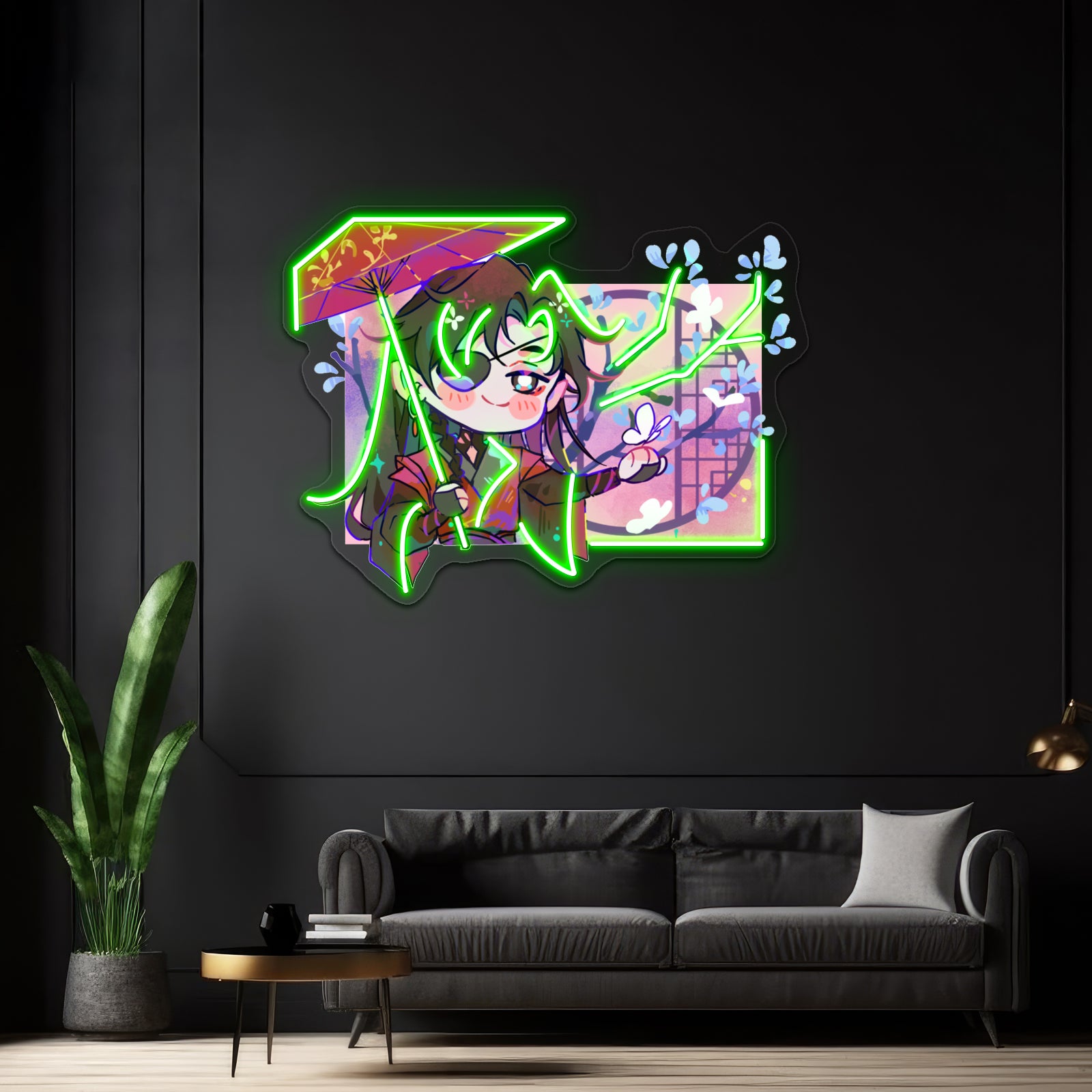 Hua Cheng Chibi Window Artwork Led Custom Signs - LED neon sign view 9