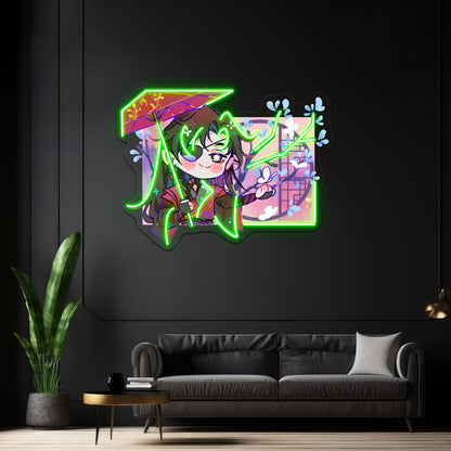 Hua Cheng Chibi Window Artwork Led Custom Signs - LED neon sign view 9