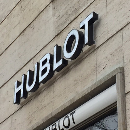 Hublot 3D Frontlit Channel Letters Led Light Sign - Shineneon