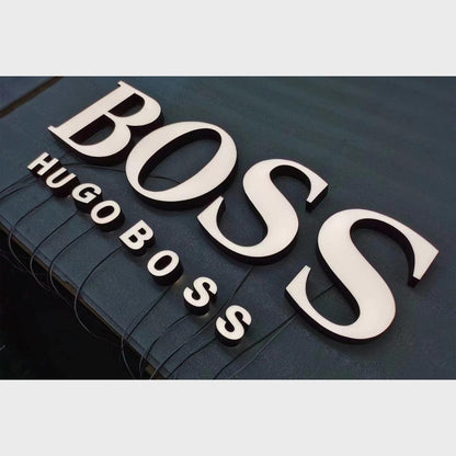 Hugo Boss 3D Frontlit Channel Letters Led Light Sign