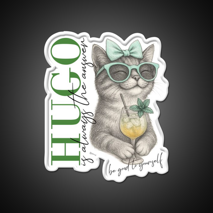 Hugo Cat Summer Drink Selfcare Cocktail Bar Decor Led Neon Sign Rgb Color - LED neon sign view 11
