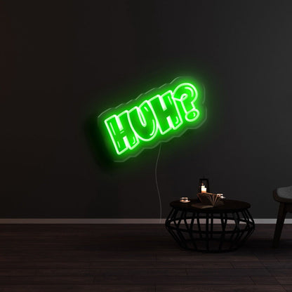 Huh Led Neon Sign - Shineneon