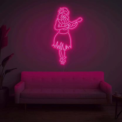 Hula Girl Led Neon Sign | Shineneon
