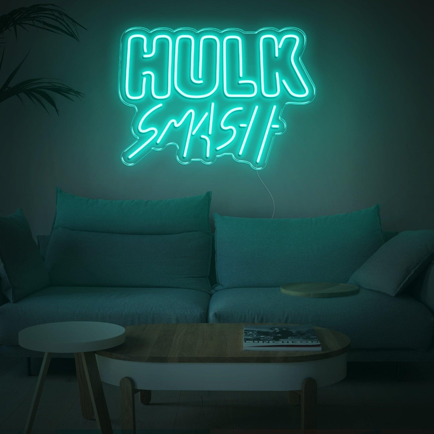 Hulk Smash Green Led Neon Sign For Marvel-Themed Room Decor | Shineneon