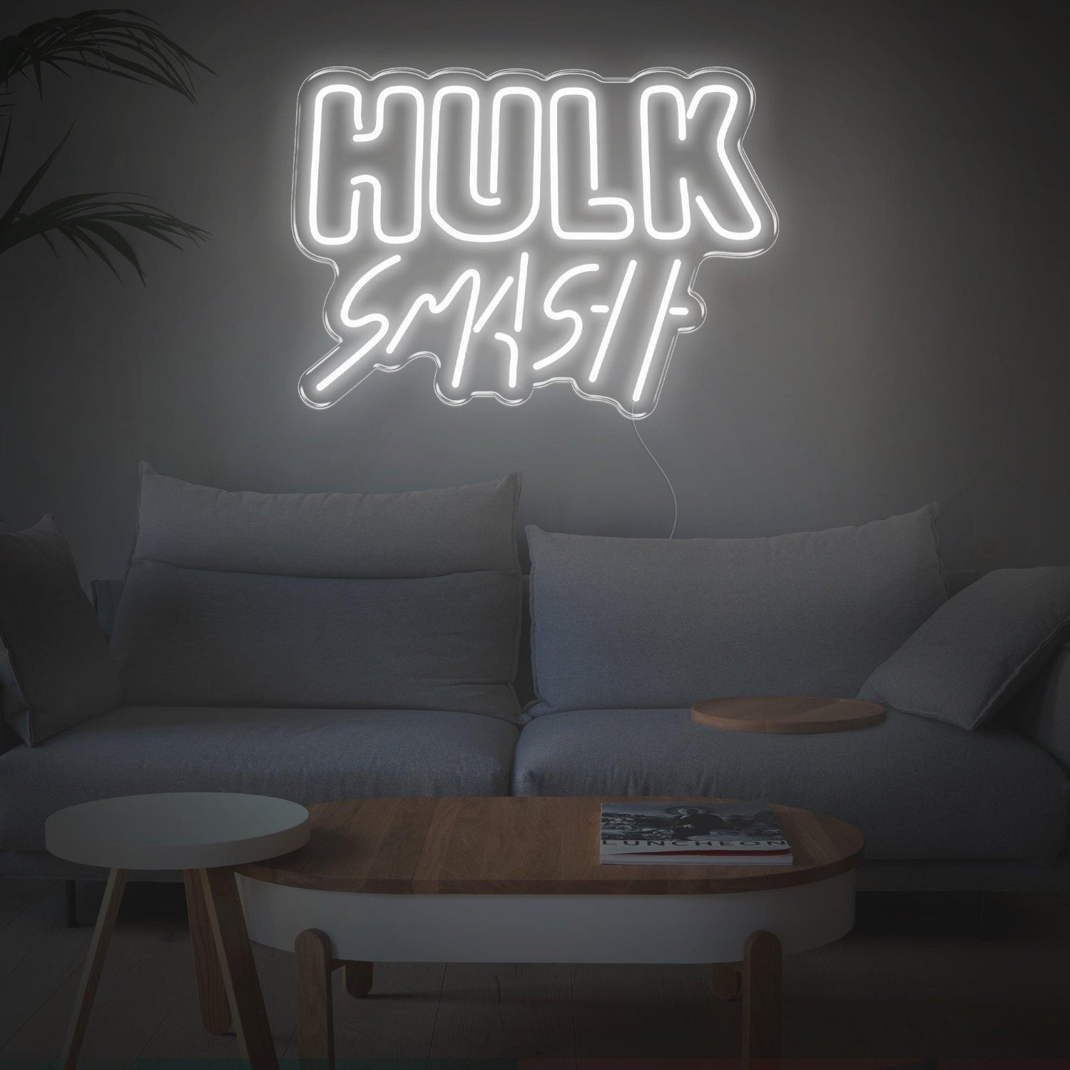 Hulk Smash Green Led Neon Sign For Marvel-Themed Room Decor | Shineneon