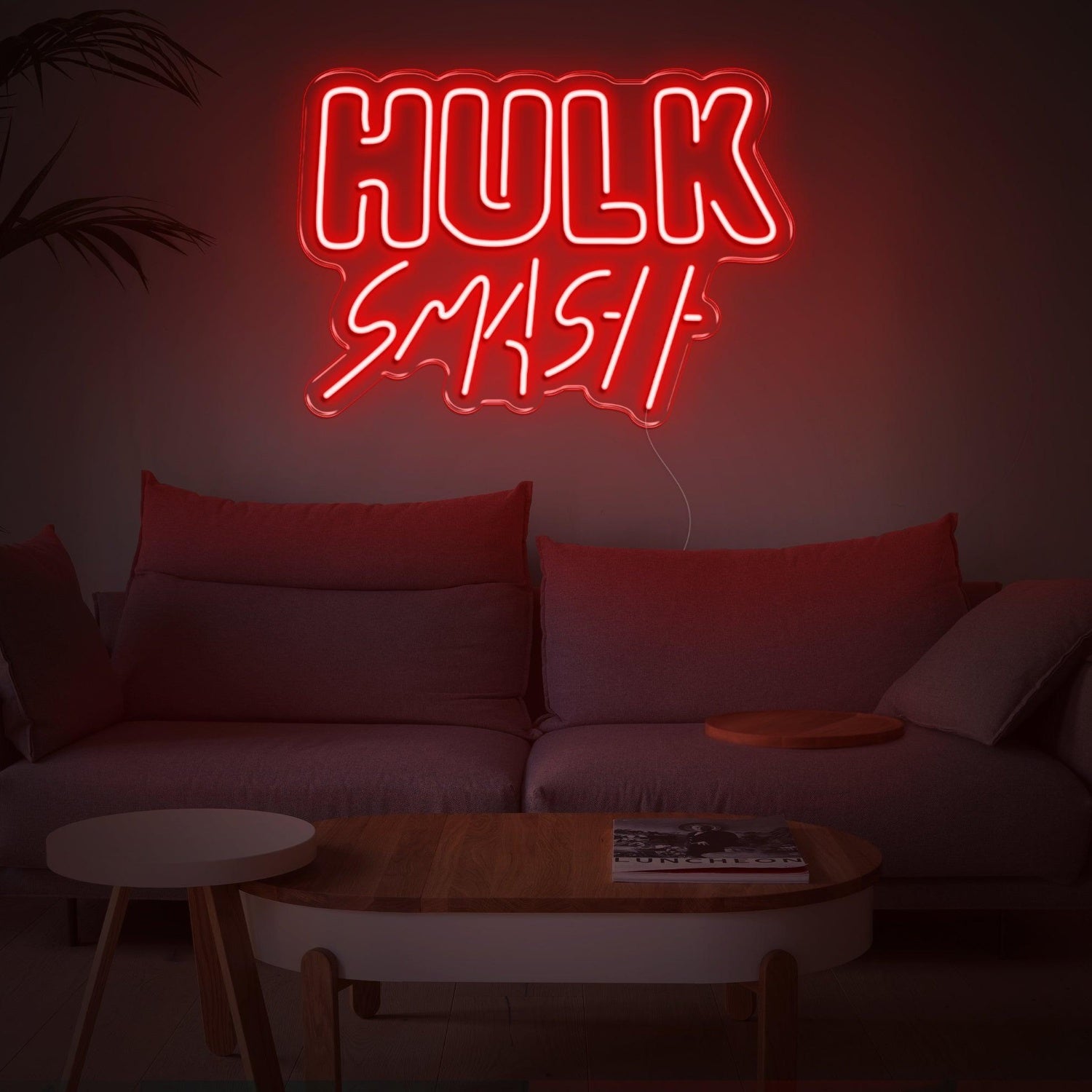 Hulk Smash Green Led Neon Sign For Marvel-Themed Room Decor | Shineneon