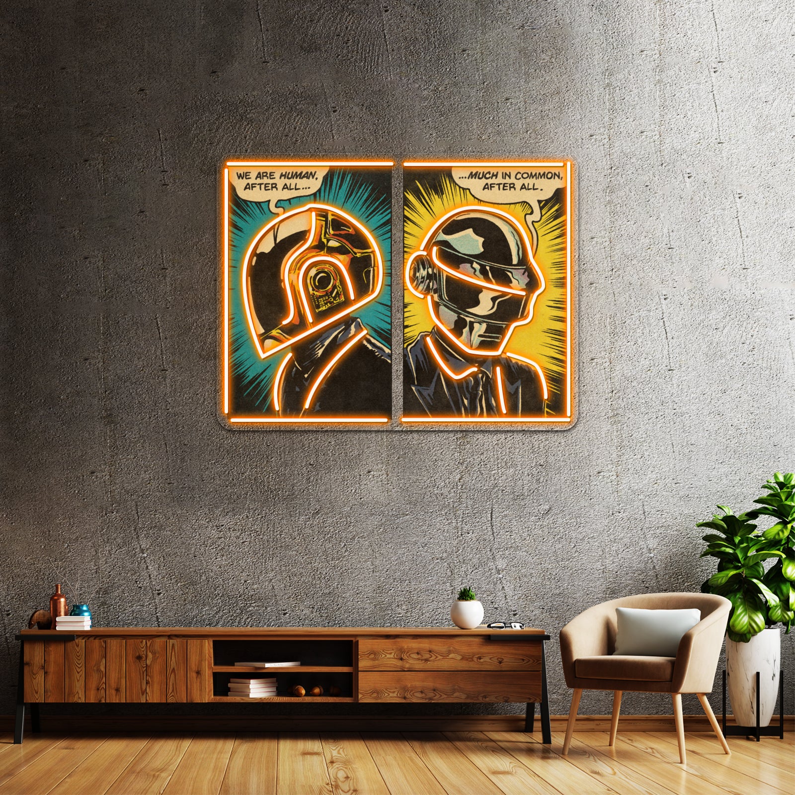 Human After All Artwork Led Custom Signs