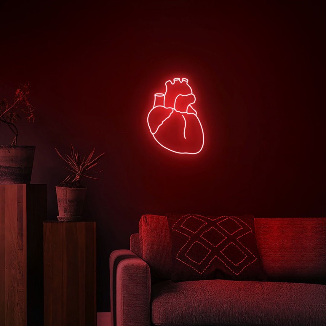 Human Heart Led Sign Business Neon Sign - Shineneon