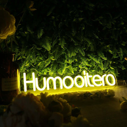 Humanitera Yellow Led Neon Sign - Shineneon