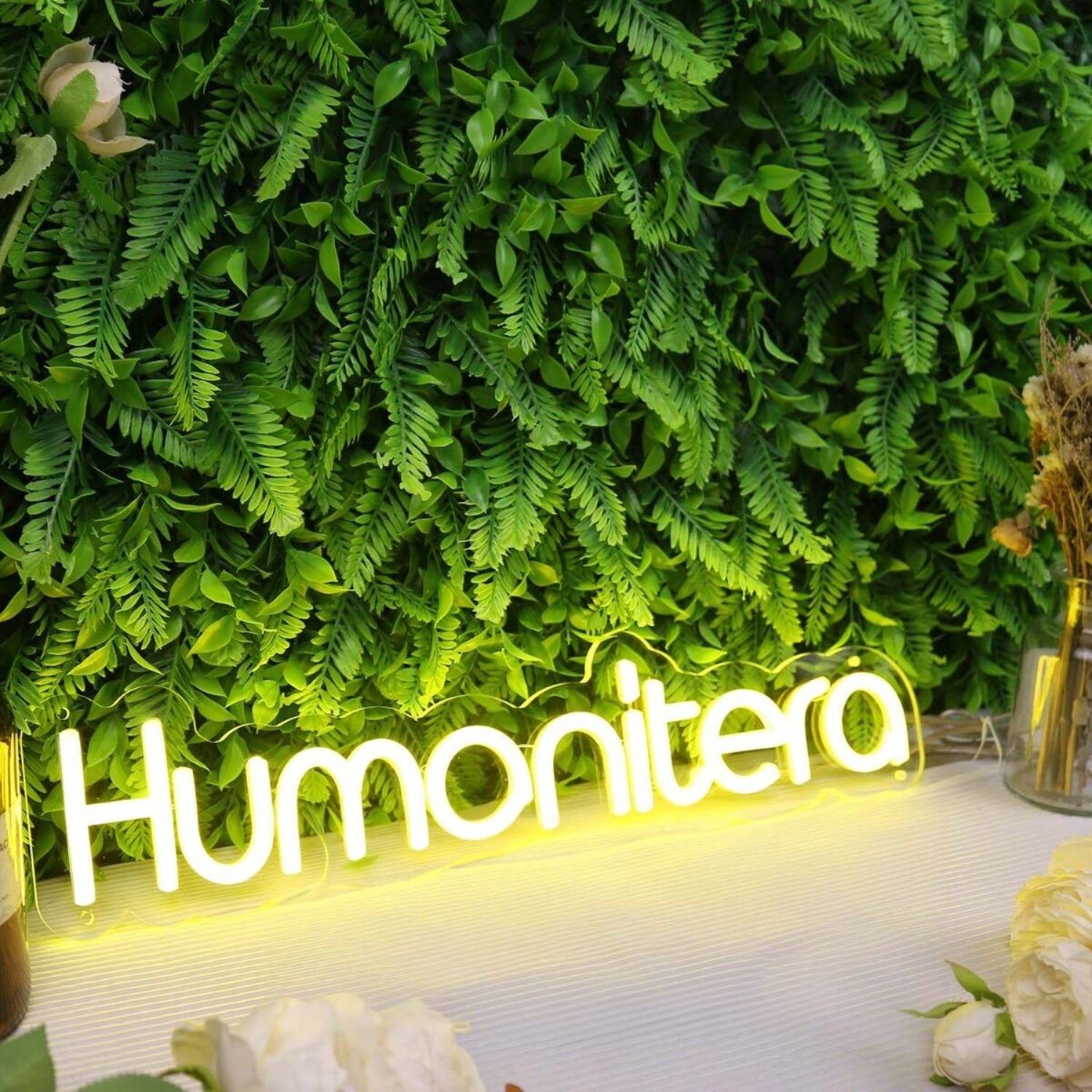 Humanitera Yellow Led Neon Sign - Shineneon