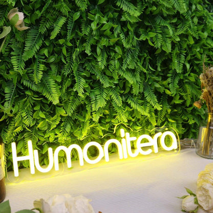 Humanitera Yellow Led Neon Sign - Shineneon