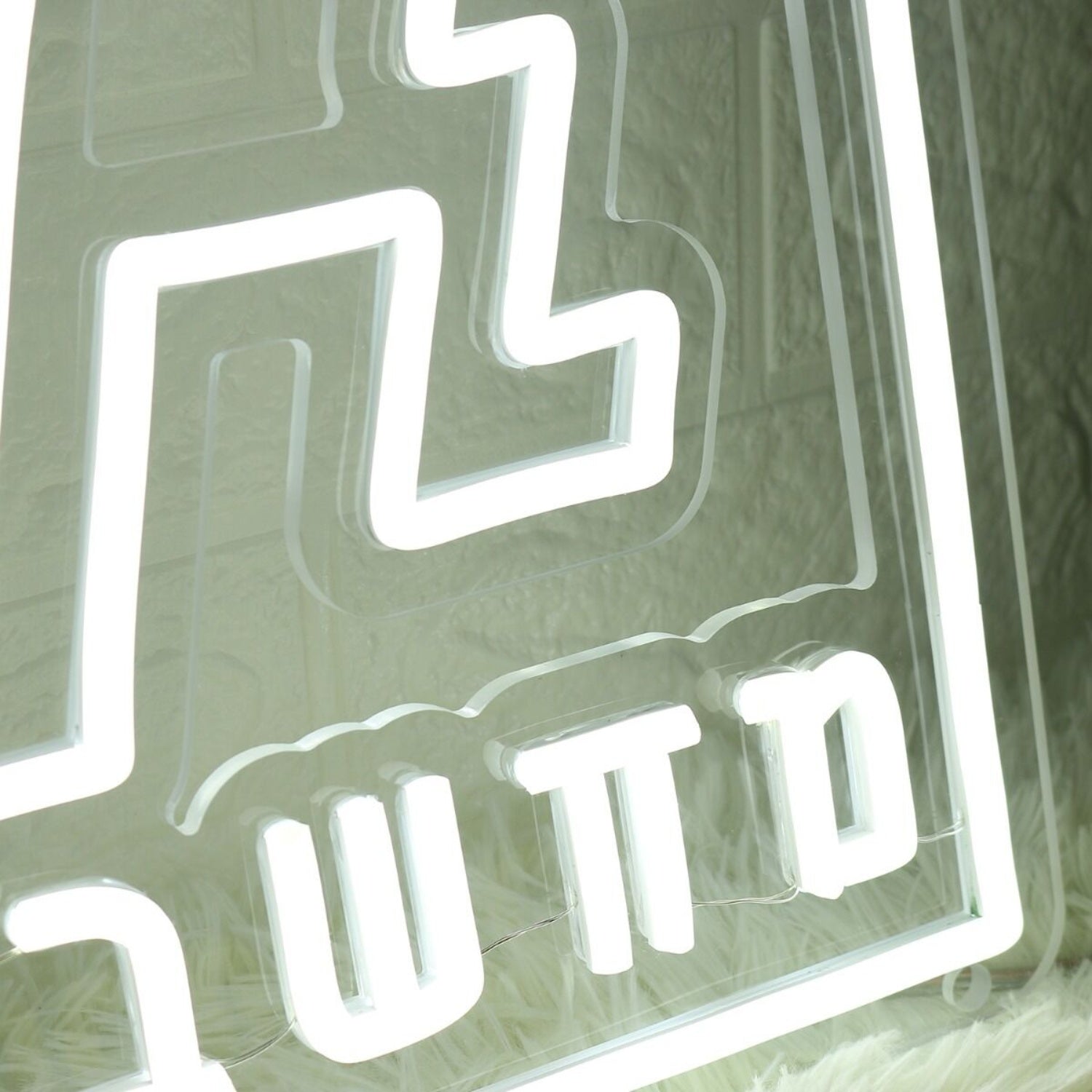 Humanoid Logo White Neon Sign | Shineneon