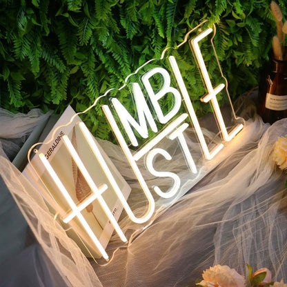 Humble Hustle Led Neon Sign - Shineneon