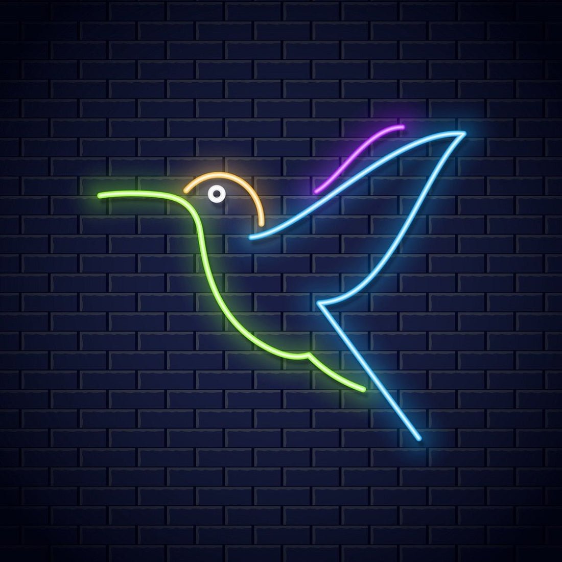 Humming Bird Led Sign Business Neon Sign - Shineneon