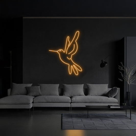 Hummingbird Neon Sign