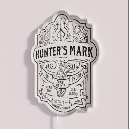 Huntersmark Whiskey Bloodborne Rgb Led Neon Sign - Shineneon
