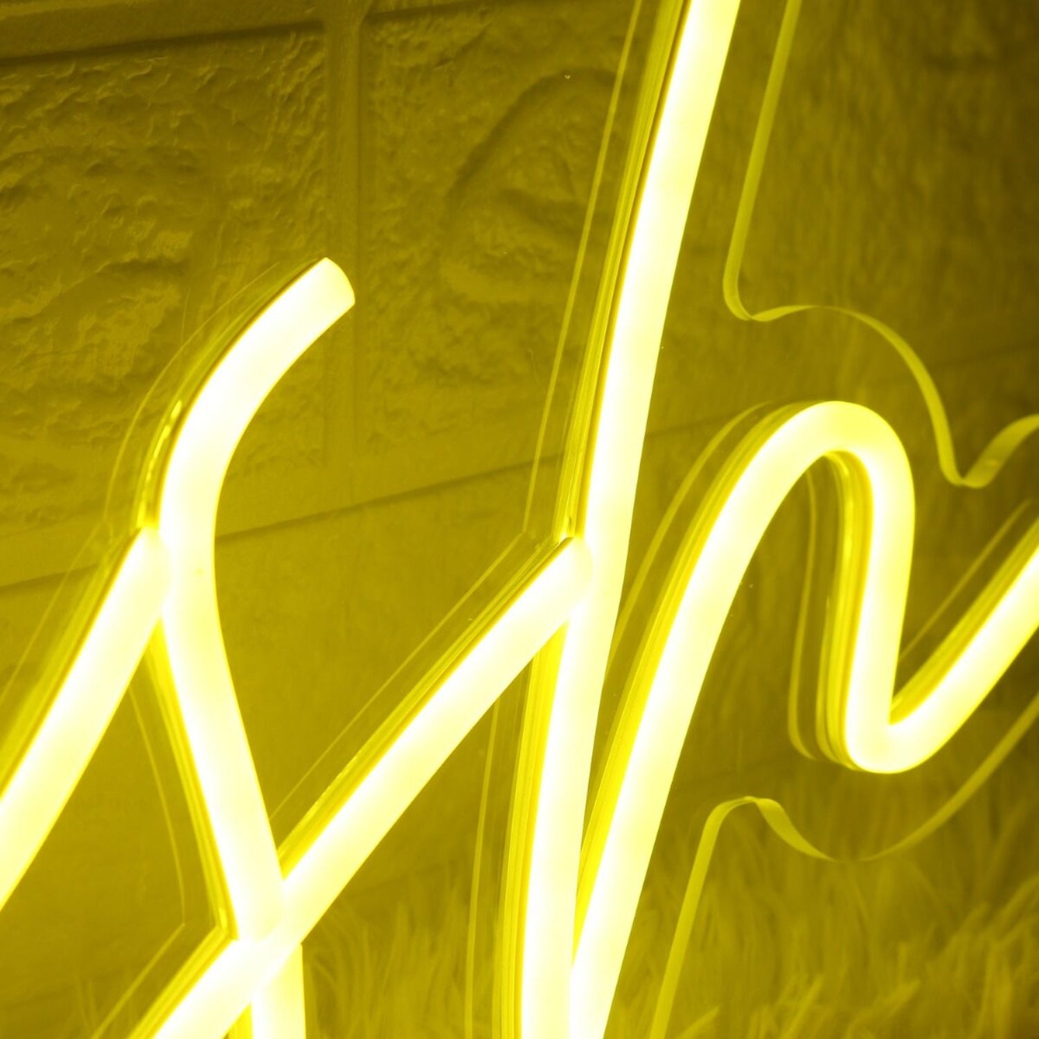 Hush Yellow Led Neon Sign | Shineneon
