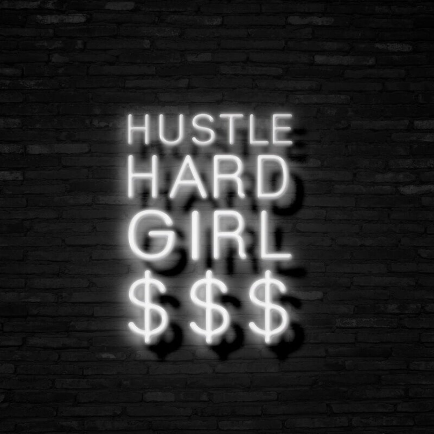 Hustle Hard Girl Led Neon Sign | Shineneon