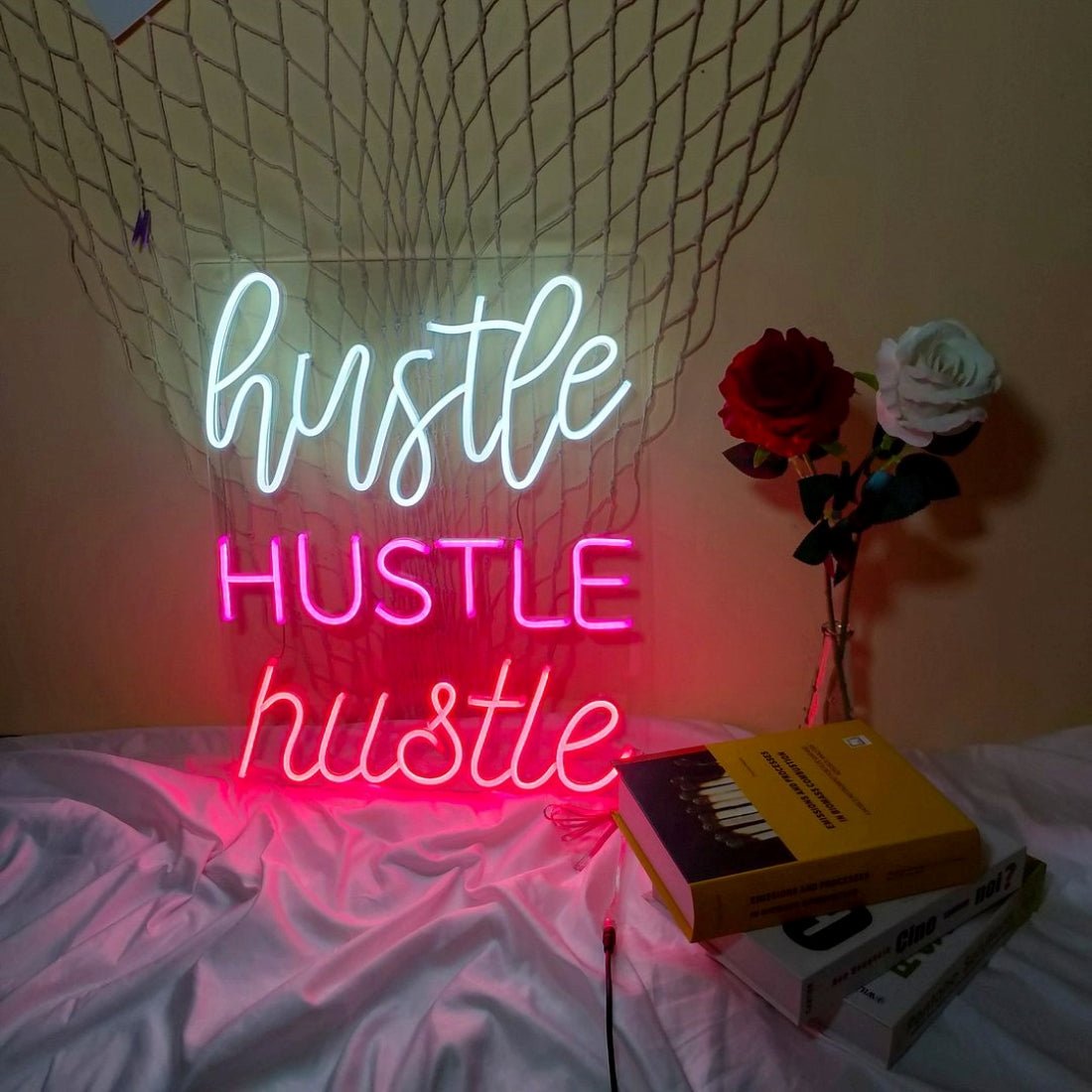 Hustle Hustle Hustle Led Sign Business Neon Sign - Shineneon
