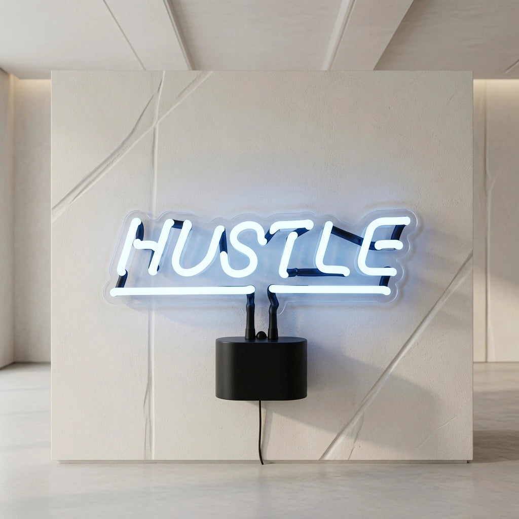 Hustle LED Neon Sign - 04 Size Image