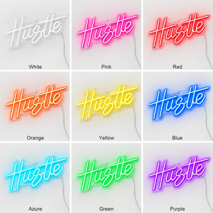 Hustle LED Neon Sign Garage Neon Sign - Shineneon
