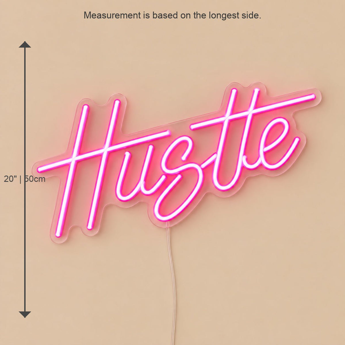Hustle LED Neon Sign Garage Neon Sign - Shineneon