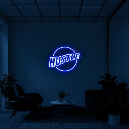 Hustle Logo Neon Sign For Motivational Spaces | Shineneon