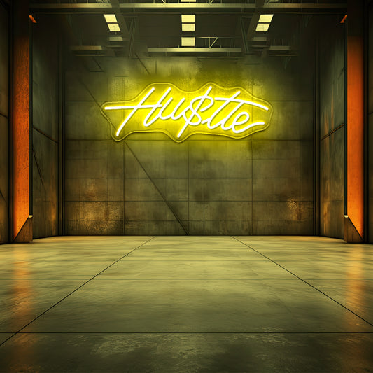 Hustle Neon Sign Customised Signs