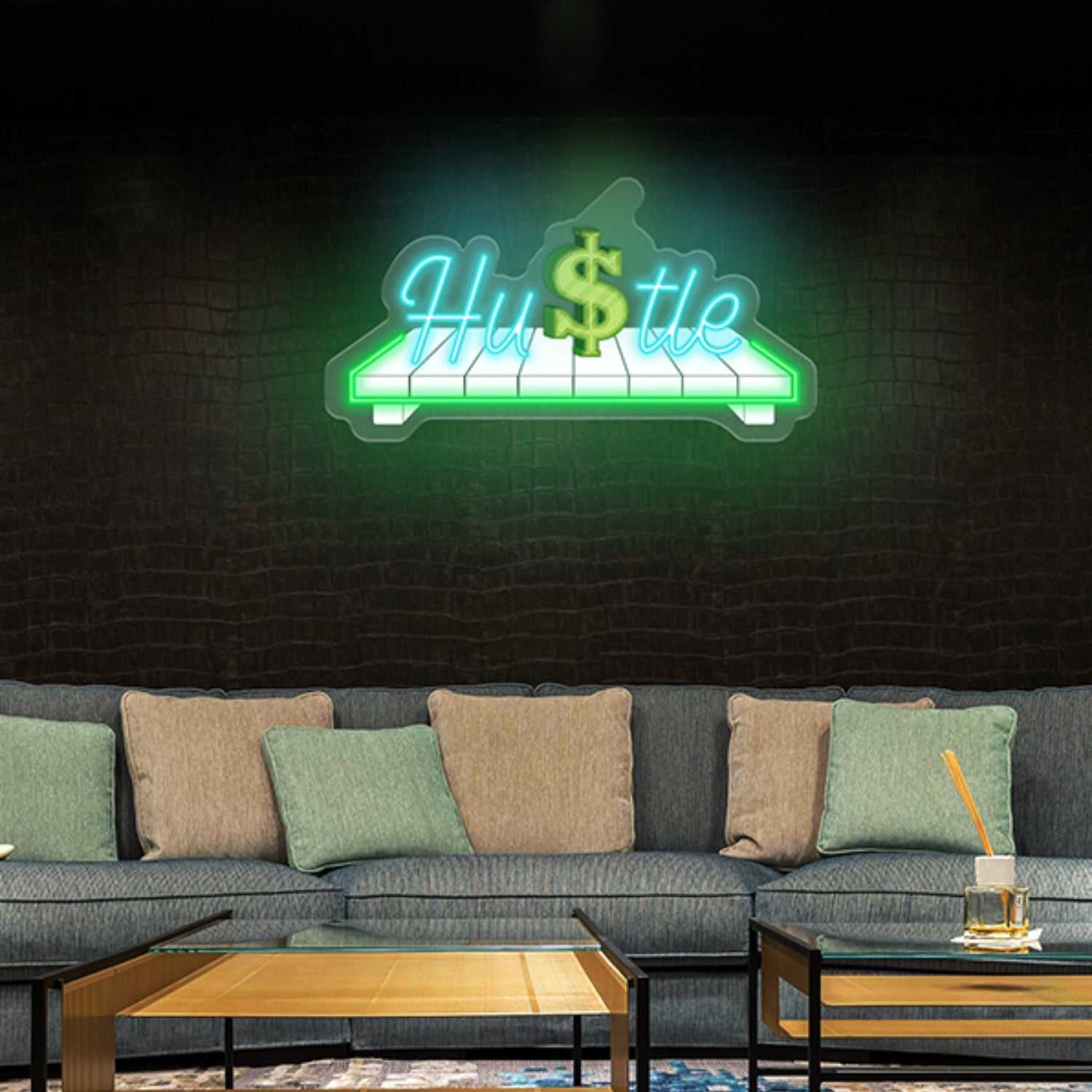 Hustle Neon Sign Wall Art Decor | Shineneon