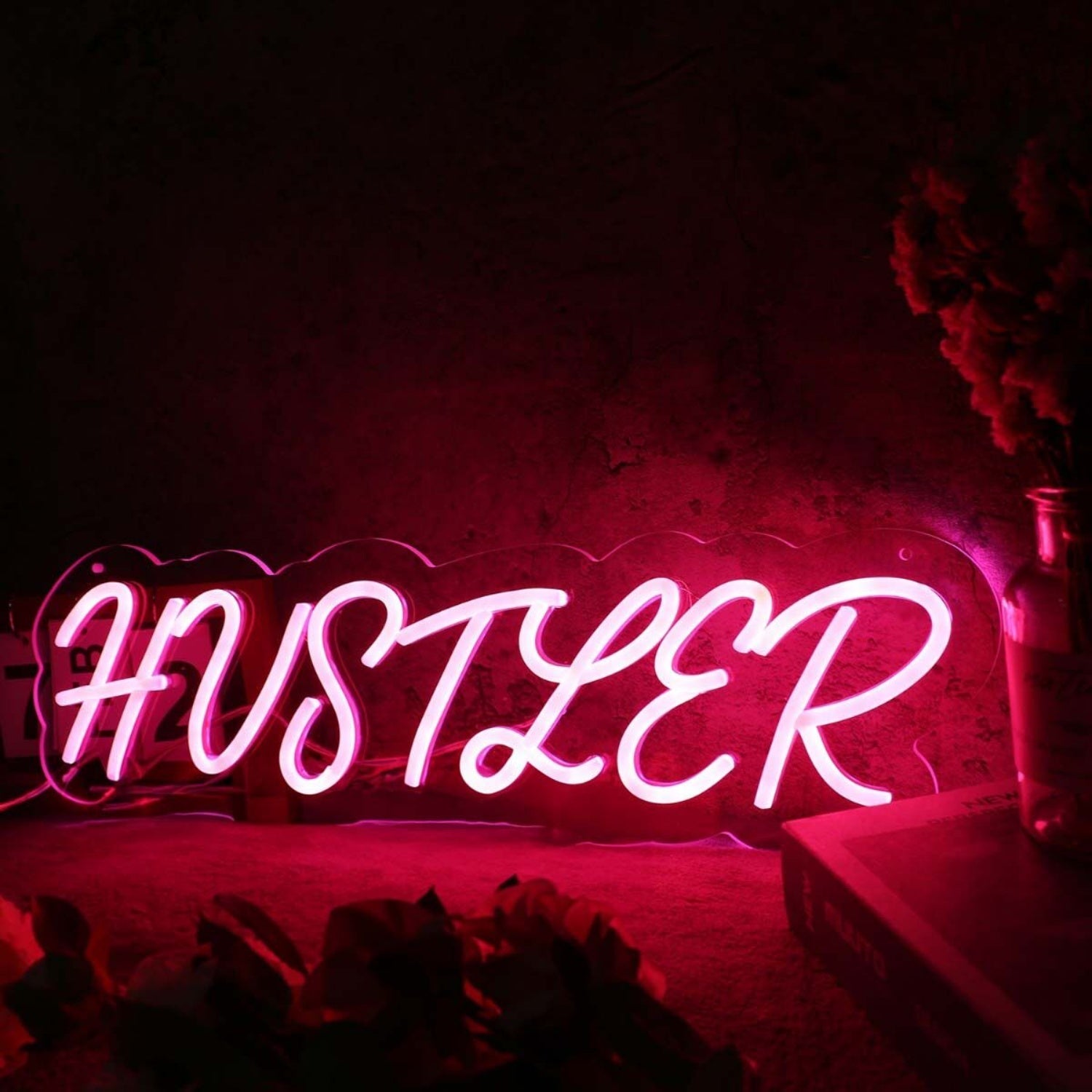 Hustler Red Custom Led Neon Sign - Shineneon