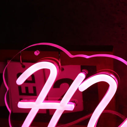 Hustler Red Custom Led Neon Sign - Shineneon
